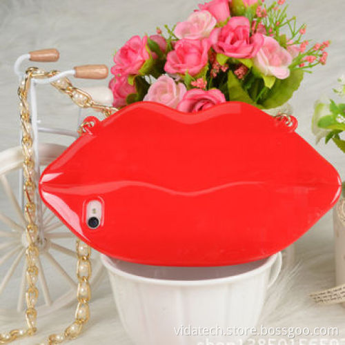 Lip style TPU case cover for iPhone 5/5s, manufacturer